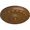 Ekena Millwork Flower Spiral Ceiling Medallion (Fits Canopies up to 2"), 12 1/4"OD x 2 1/4"P, Smokey Topaz CM12FLSTF - alternate 6